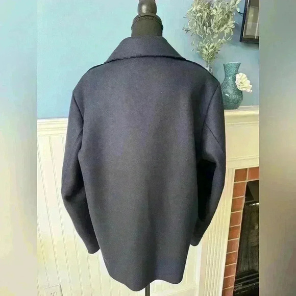 NWT Corelate Luxury Italian Wool Coat ~ Midnight Blue ~ Size 48 (XL) MSRP$758! - Picture 2 of 5